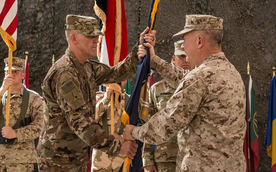 Lt Gen Pat White Takes Reins Of Operation Inherent Resolve Stars And Stripes